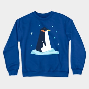 Penguin and Snow Crewneck Sweatshirt